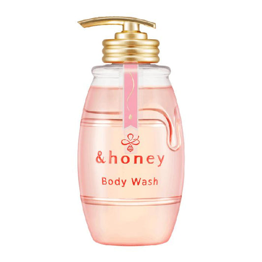 Honey Melty Moist Gel Body Wash (Pink) 500ml.