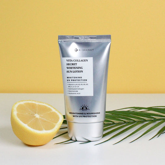 K-SECRET Vita Collagen Secret Whitening Sun Lotion SPF 50+ 50ml
