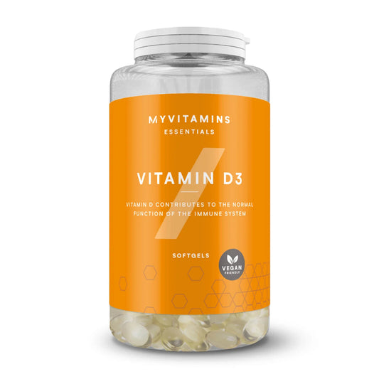Myvitamins Vitamin D3 180 Capsules.