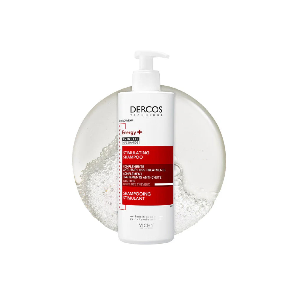 Vichy Dercos Energy + Stimulating Anti Hair Loss Shampoo with Aminexil 400ml