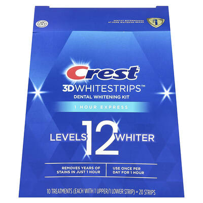 Crest 3D White Strips (20 Strips).