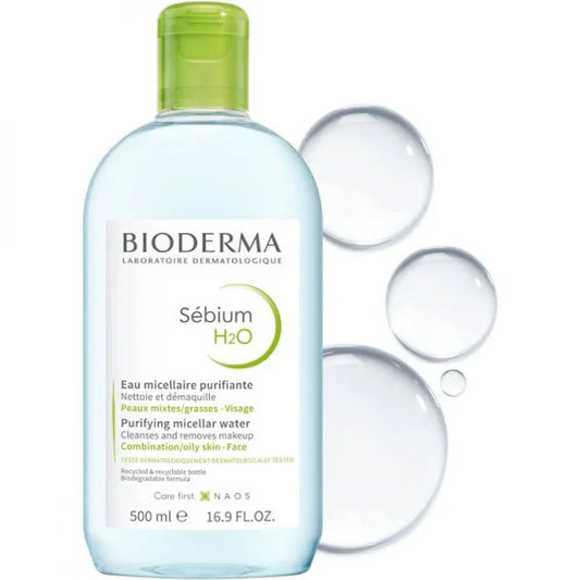 BIODERMA Sébium H2O Purifying Cleansing Micellar Water 500ml