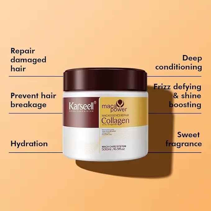 KARSEELL Maca Essence Repair Collagen Hair Mask 500ml
