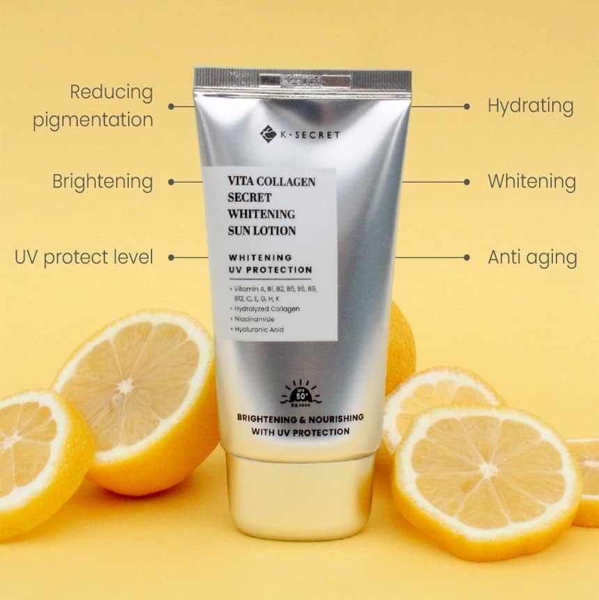 K-SECRET Vita Collagen Whitening Sun Lotion SPF 50+ 50ml