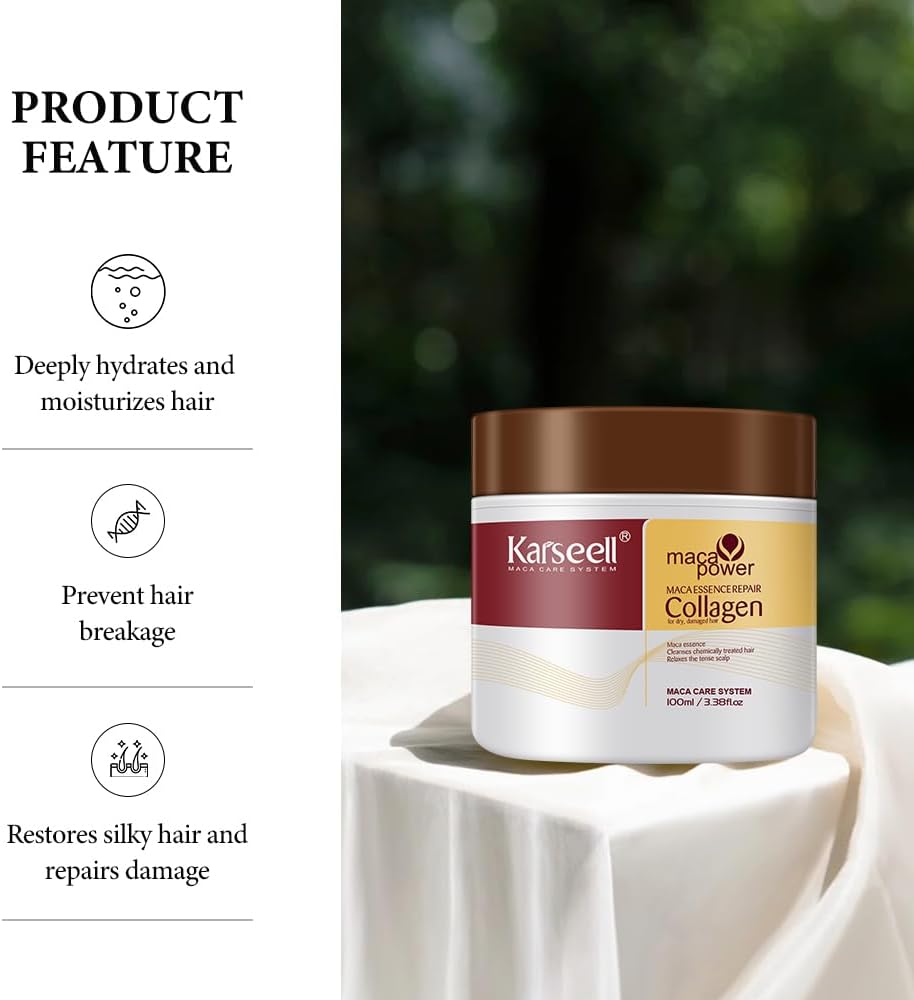 KARSEELL Maca Essence Repair Collagen Hair Mask 100ml