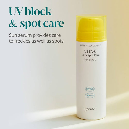 GOODAL Green Tangerine Vita C Dark Spot Care Sun Serum SPF 50+ PA++++ 50 ml