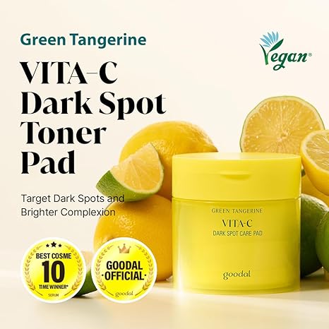 Goodal Green Tangerine Vita-C Dark Spot Care Pad (70 Pads)