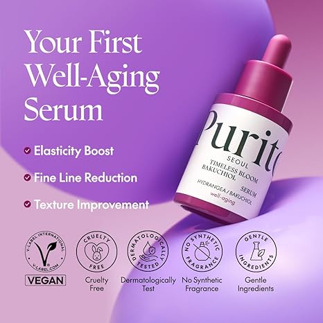PURITO Timeless Bloom Bakuchiol Serum 30ml