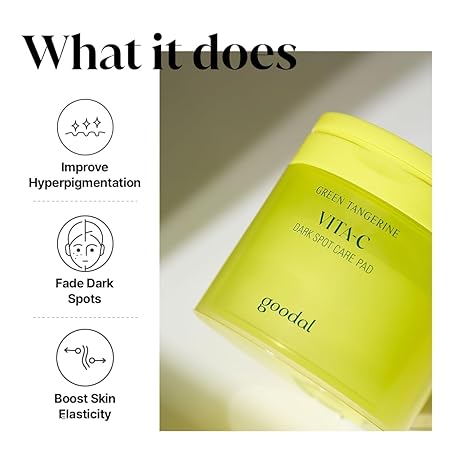 GOODAL Green Tangerine Vita-C Dark Spot Care Pad (70 Pads)