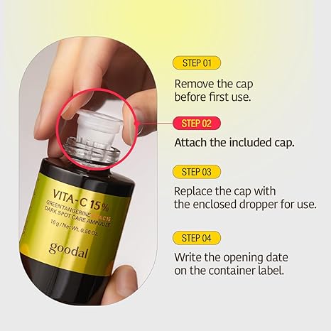 Goodal Vita-C 15% Green Tangerine Dark Spot Care Ampoule 16g