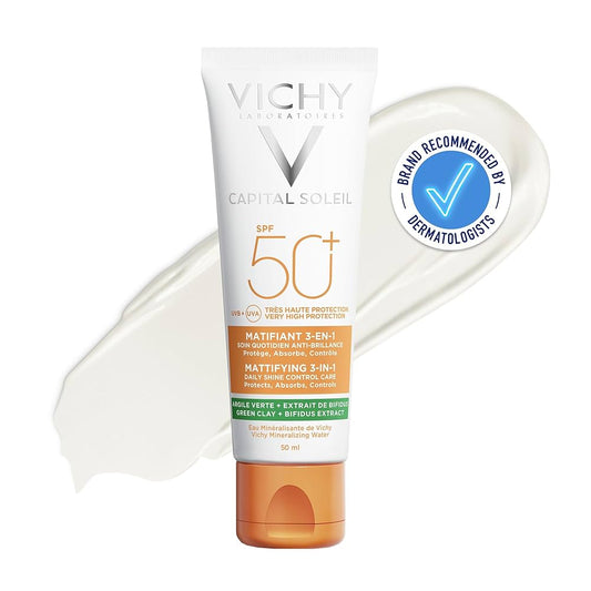 Vichy Capital Soleil SPF 50+ Mattifying 3-in-1 Daily Shine Control Care 50ml