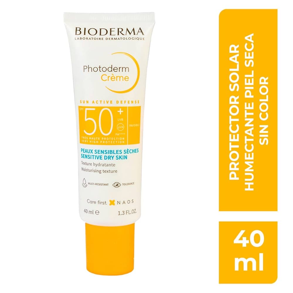 Bioderma Photoderm Creme SPF 50+ Sunscreen for Sensitive Dry Skin 40ml(Blue)