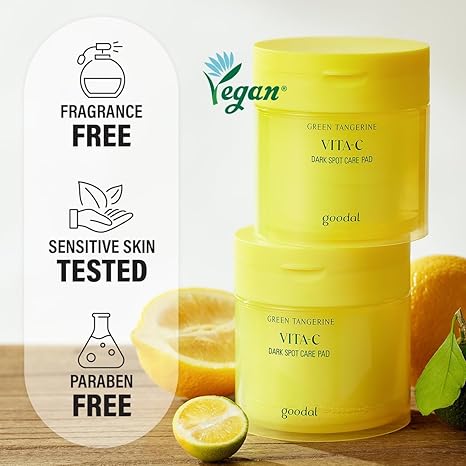 Goodal Green Tangerine Vita-C Dark Spot Care Pad (70 Pads)