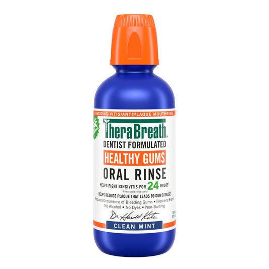 TheraBreath Healthy Gums Mouthwash Dark Blue (37) – Gums Protection & Fresh Breath