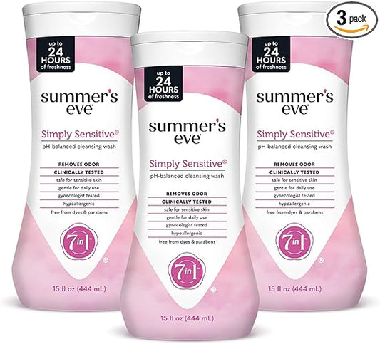 Summer's Eve 0436 Feminine Cleansing Wash – Soft & Refreshing Clean