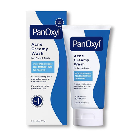 PanOxyl Acne Creamy Wash 4% Benzoyl Peroxide 170g