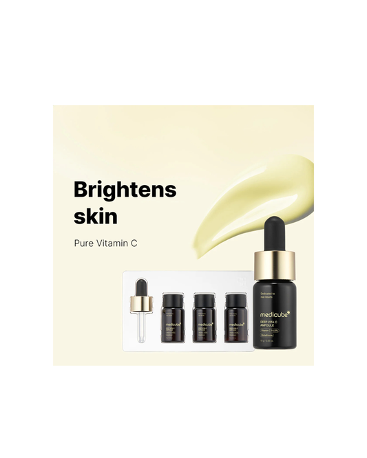 MEDICUBE Deep Vita C 14.5% Ampoule (Pack of 3)