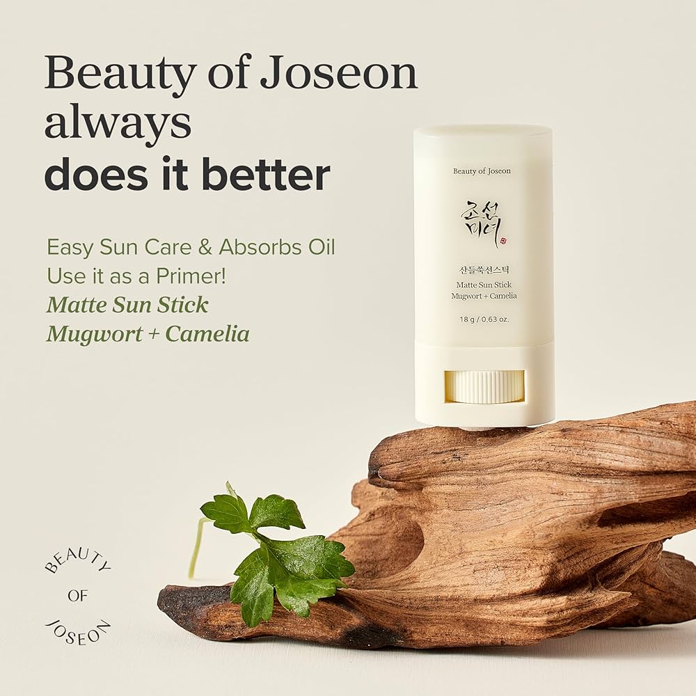 Beauty of Joseon Matte Sun Stick : Mugwort+Camelia (SPF 50+ PA++++) 18g