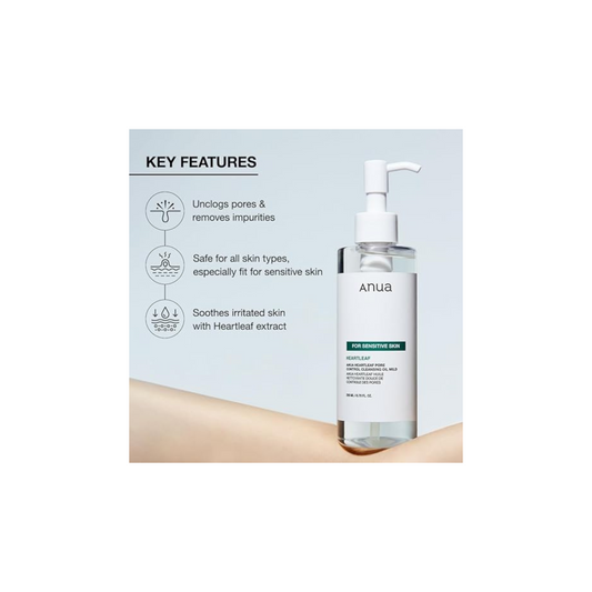 ANUA Heartleaf Pore Control Cleansing Oil Mild 200ml