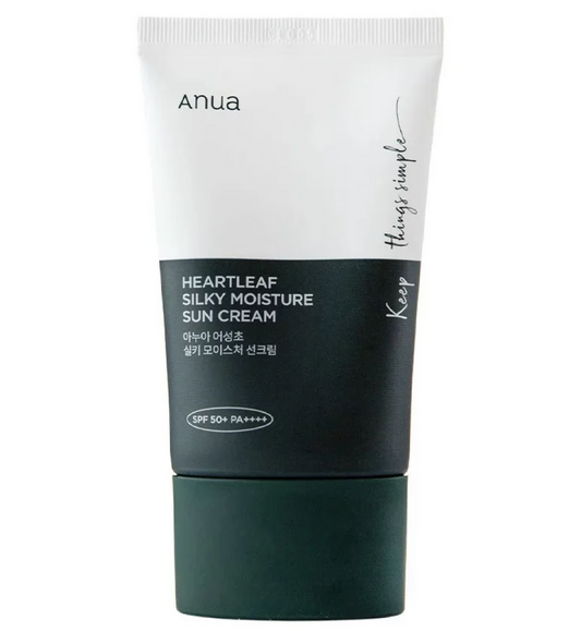 Anua Hearleaf Silky Moisture Sun Cream SPF 50 - 50ml