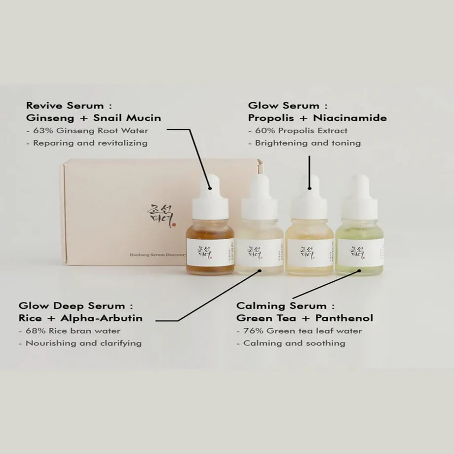 BEAUTY OF JOSEON Hanbang Serum Discovery Kit (4 Pieces 10ml each)