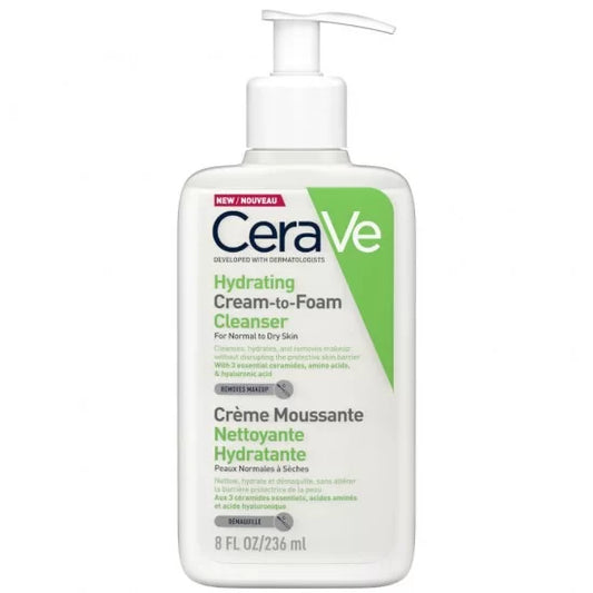 CeraVe Hydrating Cream to Foam 236ml (France)