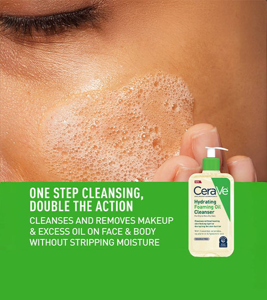 CeraVe Hydrating Foaming Oil Cleanser