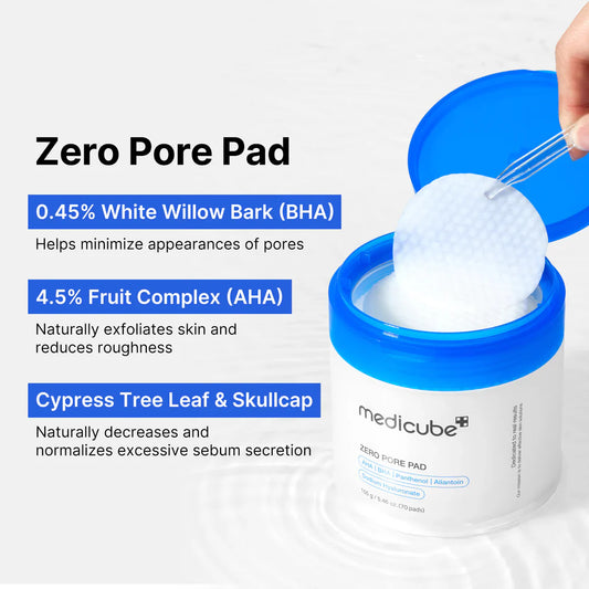 MEDICUBE Zero Pore Pad 2.0 (70 pads)