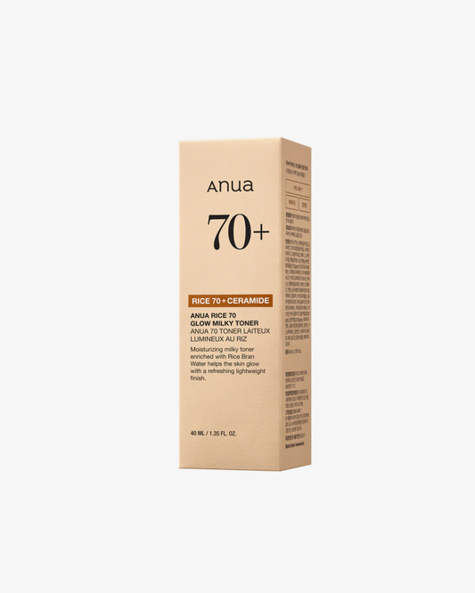 ANUA Rice 70 + Ceramide Glow Milky Toner 40ml