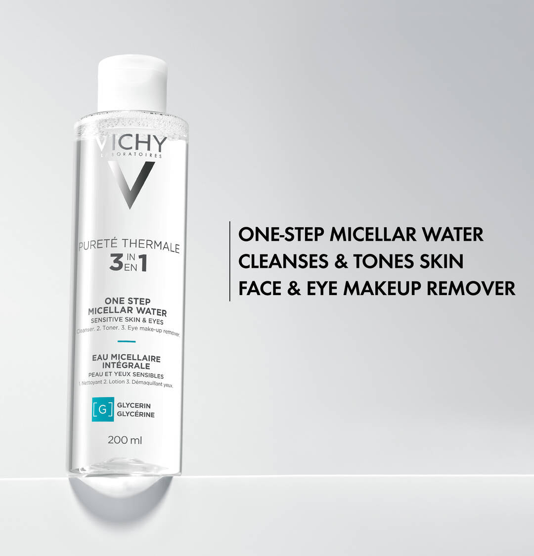 Vichy Pureté Thermale 3-in-1 One Step Micellar Water 200ml