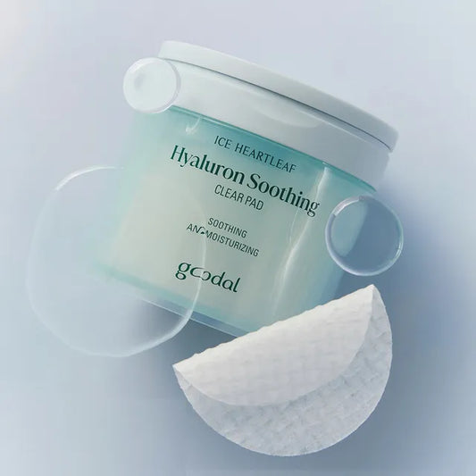 GOODAL Ice Heartleaf Hyaluron Soothing Clear Pad (70 Pads)