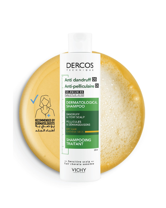 VICHY Dercos Anti Dandruff Shampoo for Dry Hair 200ml