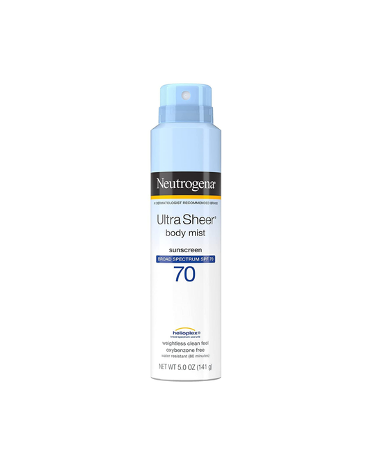 NEUTROGENA Ultra Sheer Body Mist Sunscreen SPF 70 141g