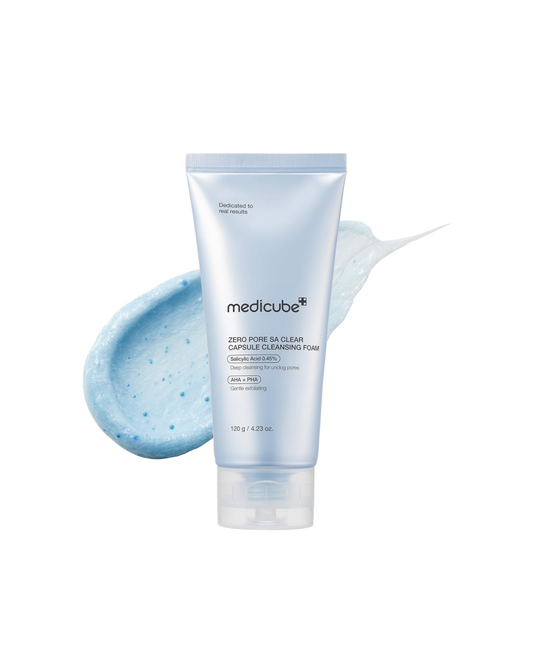 MEDICUBE Zero Pore SA Clear Capsule Cleansing Foam 120g