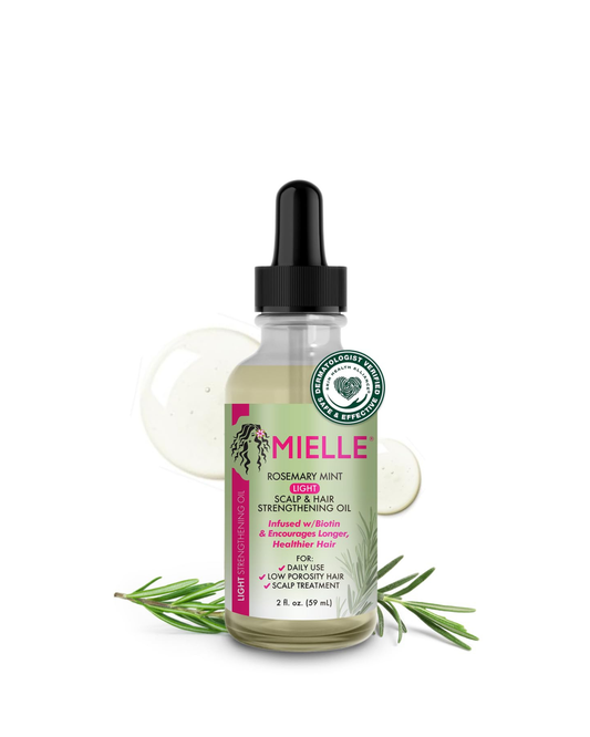 MIELLE Rosemary Mint Light Scalp & Hair Strengthening Oil 59ml