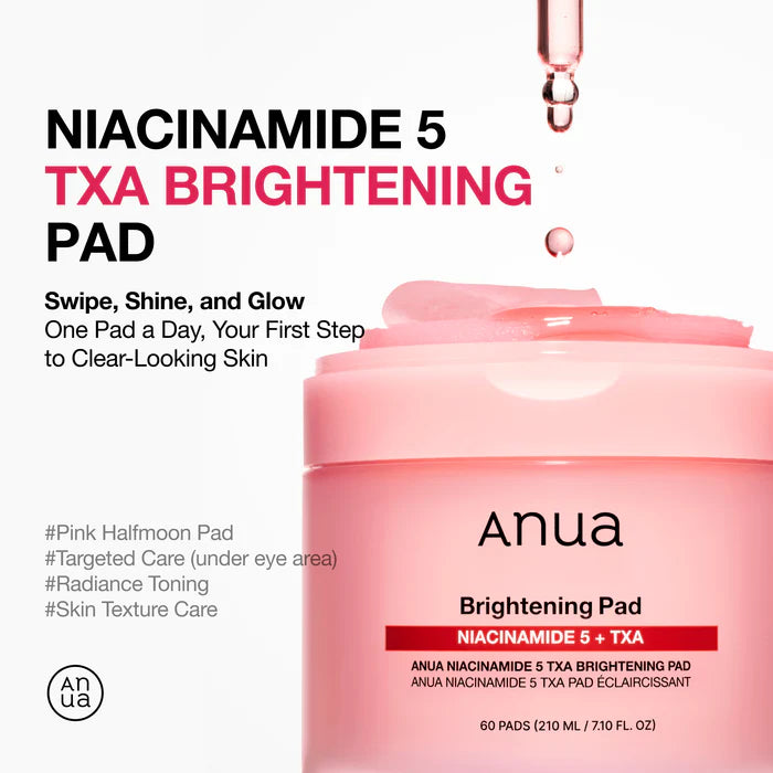 ANUA Niacinamide 5 TXA Brightening Pad (60 Pads)
