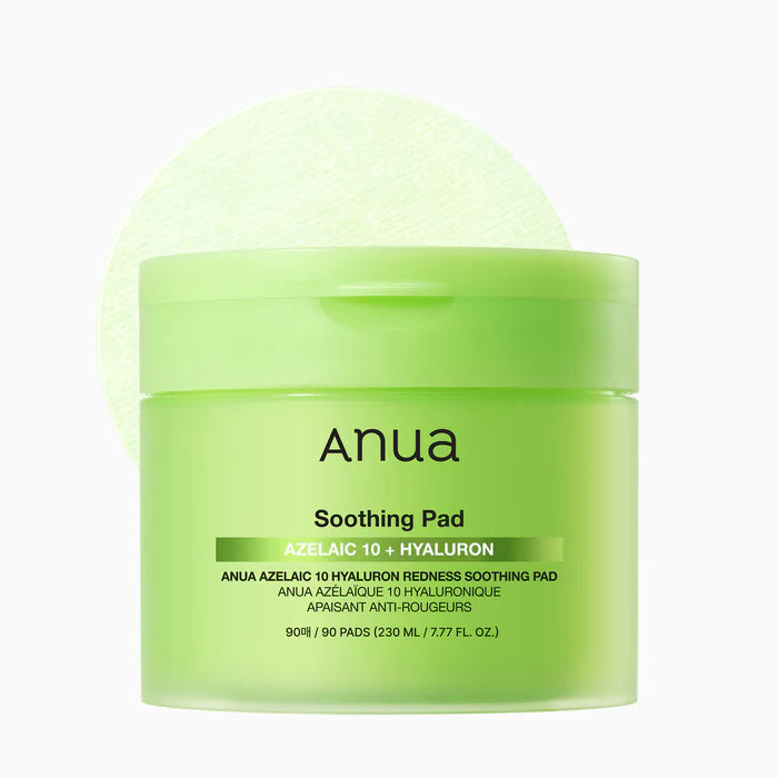 ANUA Azelaic 10 Hyaluron Redness Soothing Pad (90 Pads)