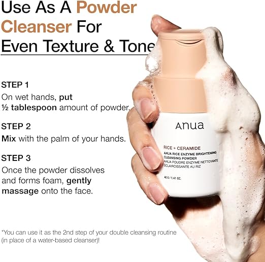 ANUA Rice Enzyme Brightening Cleansing Powder RICE + CERAMIDE 40g