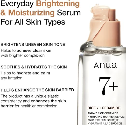 Anua 7 Rice Ceramide Hydrating Barrier Serum 50ml