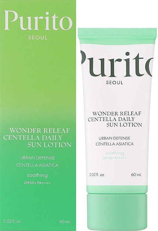 PURITO Wonder Releaf Centella Daily Sun Lotion SPF 50+ PA++++ 60ml