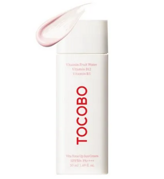 Tocobo Vita Tone Up Sun Cream SPF 50+ 50ml – Brightening & High-Protection Sunscreen
