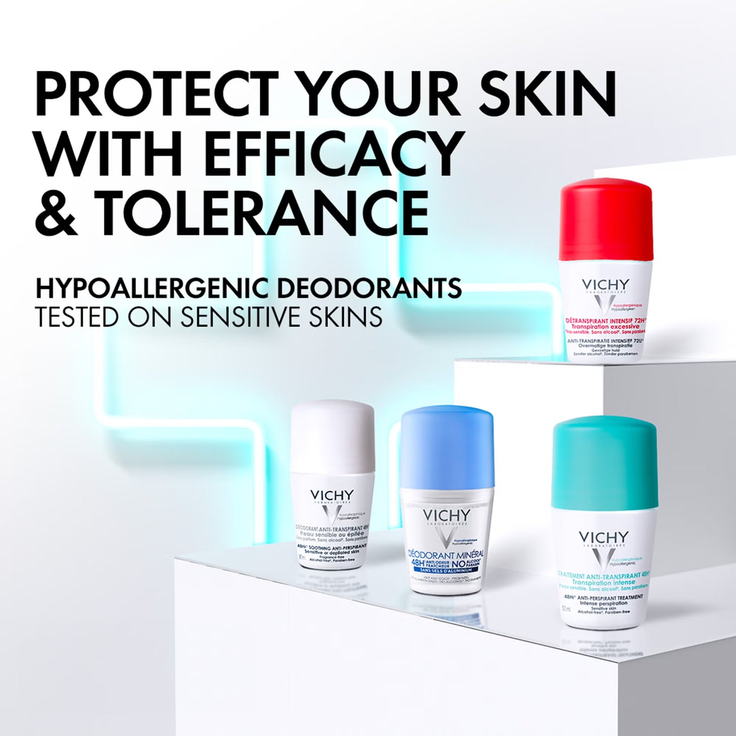 Vichy Anti Perspirant 48H Deodorant for Sensitive Skin 50ml