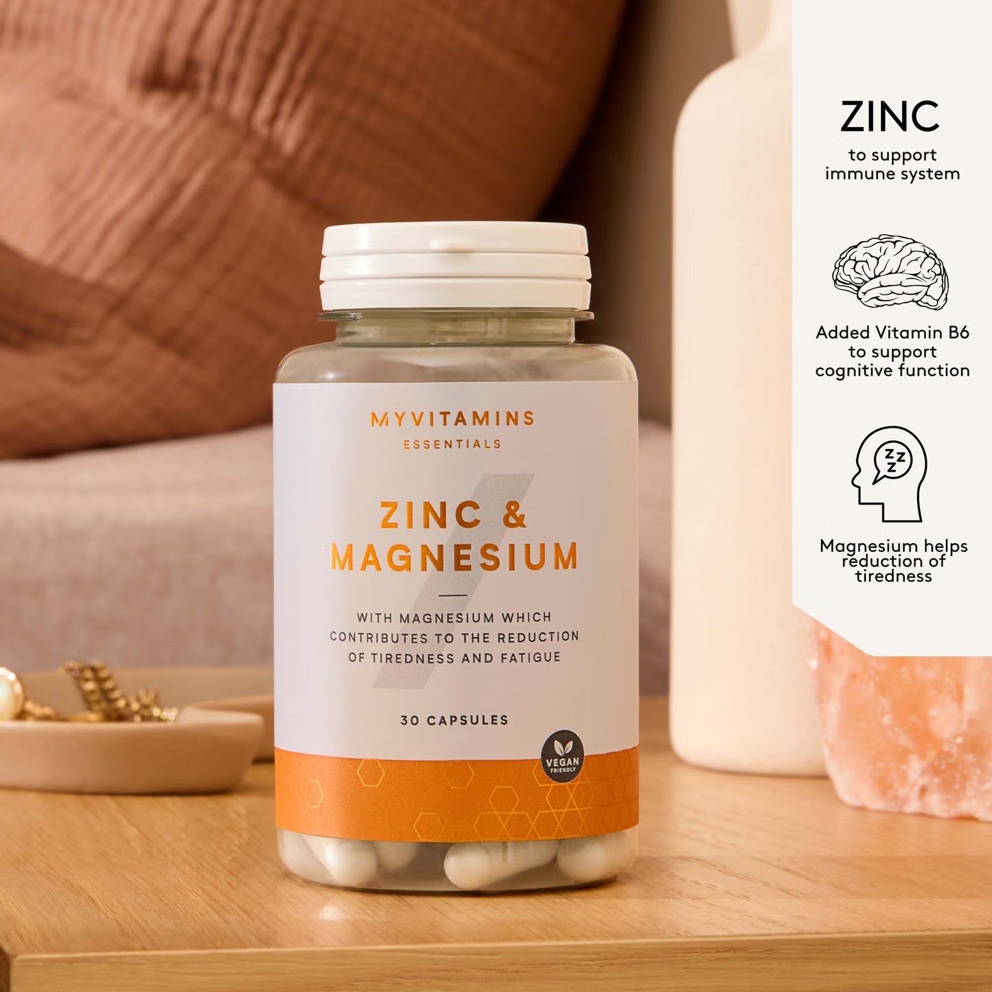 My Vitamins Zinc & Magnesium Capsules (90)