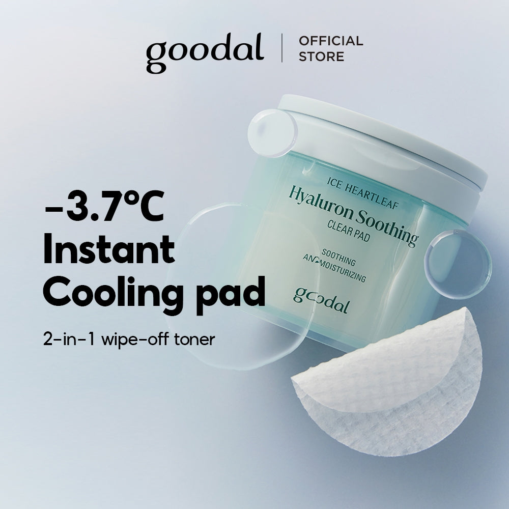 Goodal Ice Heartleaf Hyaluron Soothing Clear Pad (70 Pads)