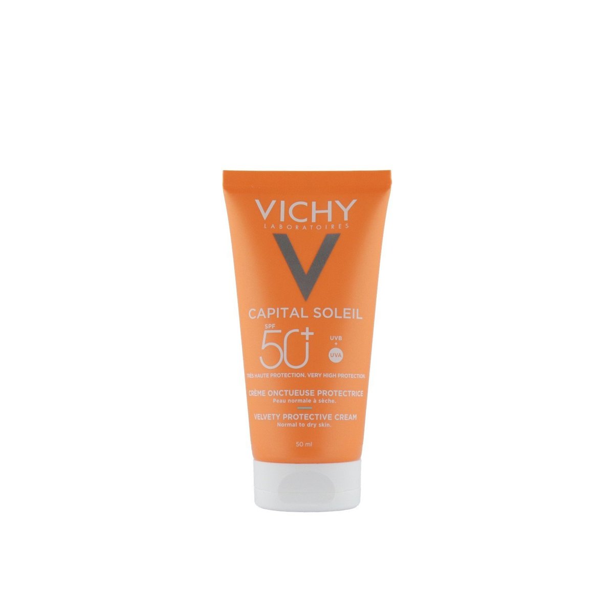 Vichy Velvety Protective Cream SPF 50+ 50ml – High Protection & Soft, Smooth Finish
