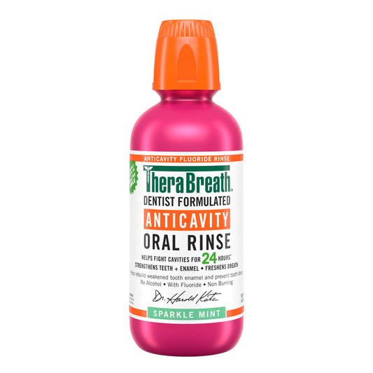 TheraBreath Anticavity Mouthwash (Pink) 030 – Fresh Breath & Cavity Protection