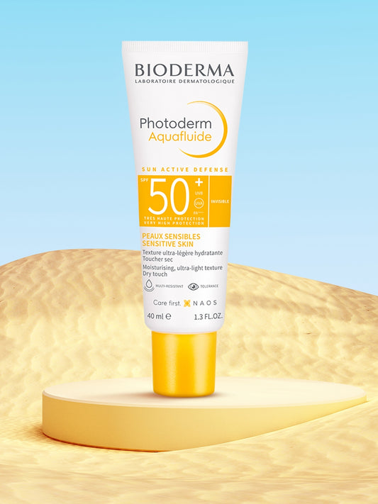 Bioderma Photoderm Aquafluide SPF 50+ Sunscreen for Sensitive Skin 40ml (Yellow)