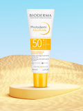 Bioderma Photoderm Aquafluide SPF 50+ Sunscreen for Sensitive Skin 40ml (Yellow)