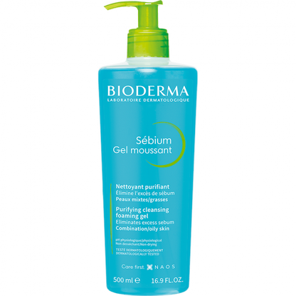 BIODERMA Sebium Gel Moussant Purifying Cleansing Foaming Gel