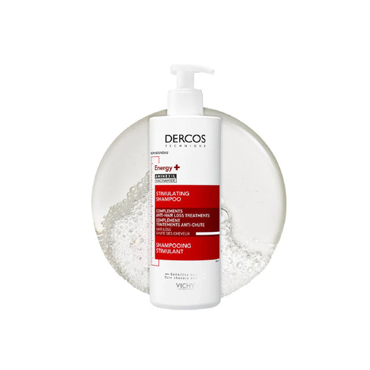 Vichy Dercos Energy + Stimulating Anti Hair Loss Shampoo with Aminexil 400ml
